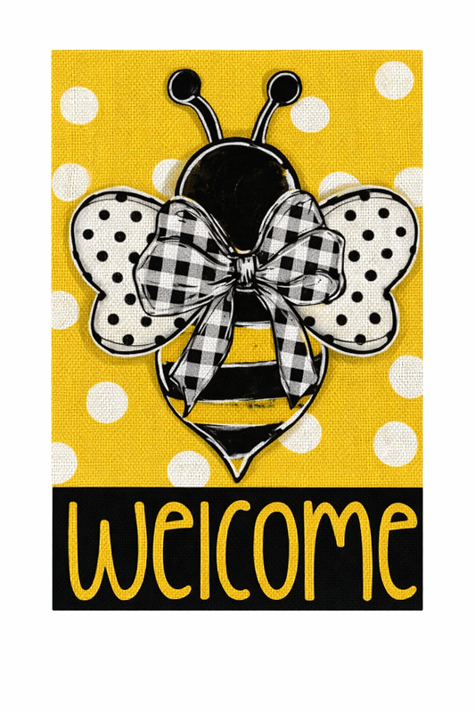 Seasonal Garden Flag - Summer Bee